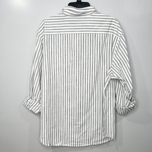 Dockers Regular Fit Washed Poplin Shirt Long Sleeve Button Down NWT - Picture 4 of 7